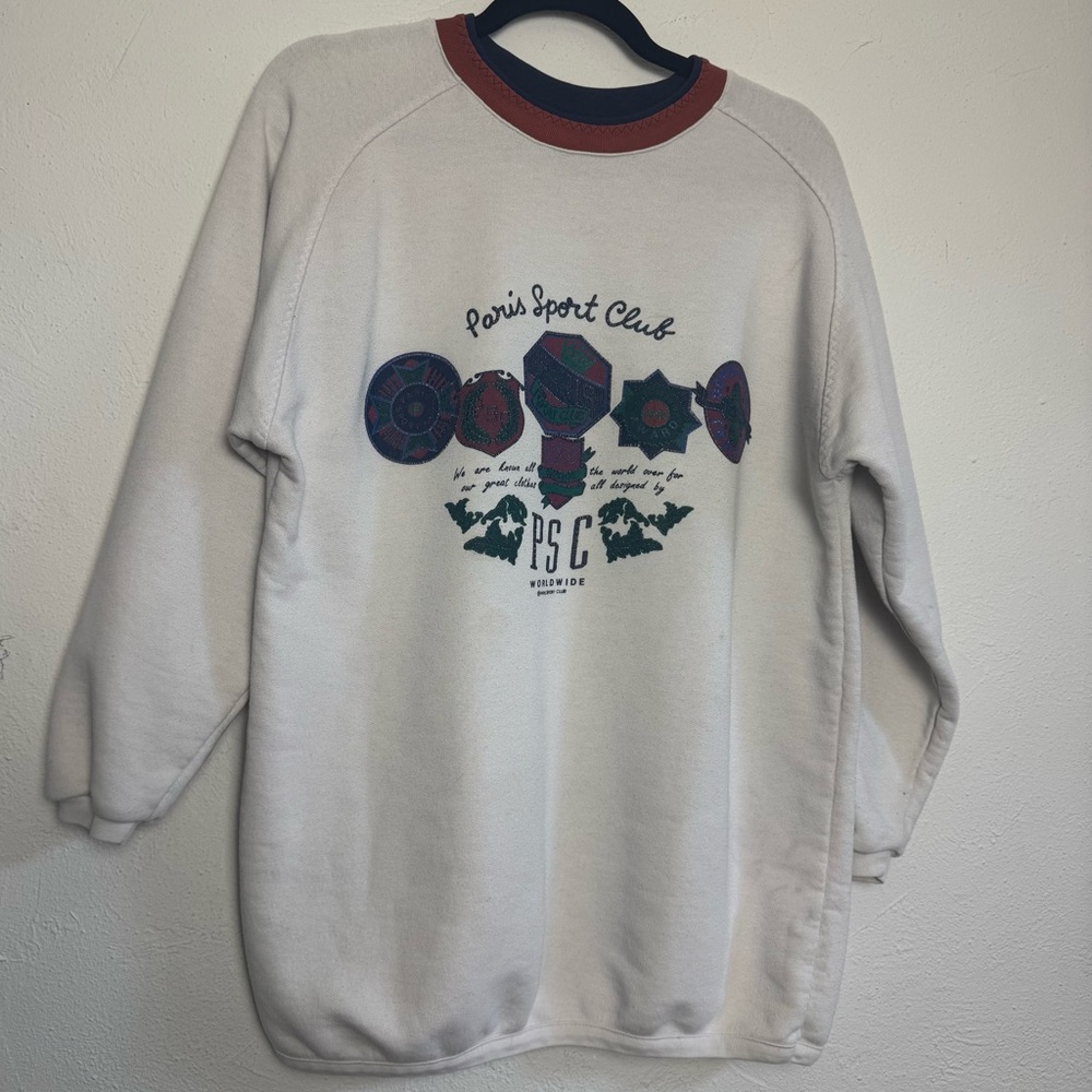 Vintage Paris‎ Sport Club Crewneck Sweater